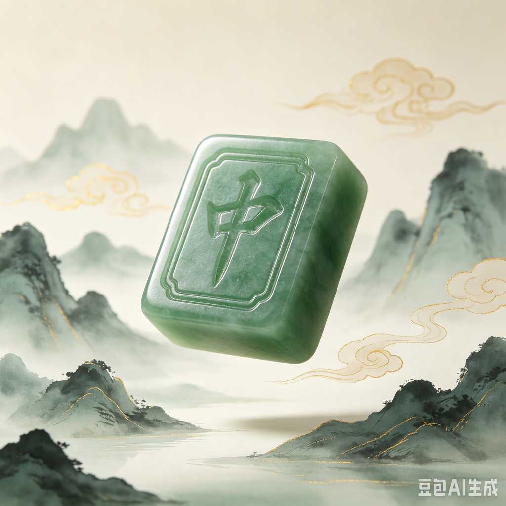 unique text mahjong tiles design