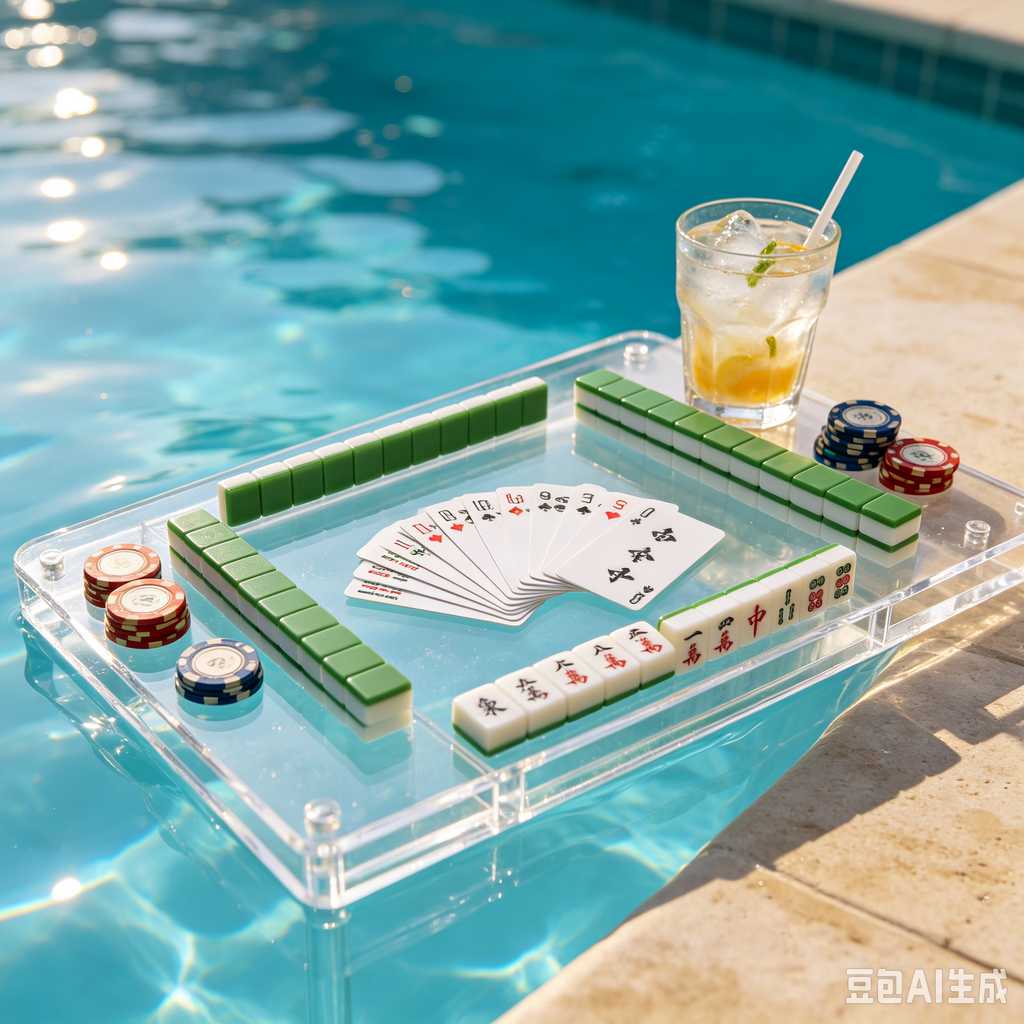 simulated ivory mahjong set